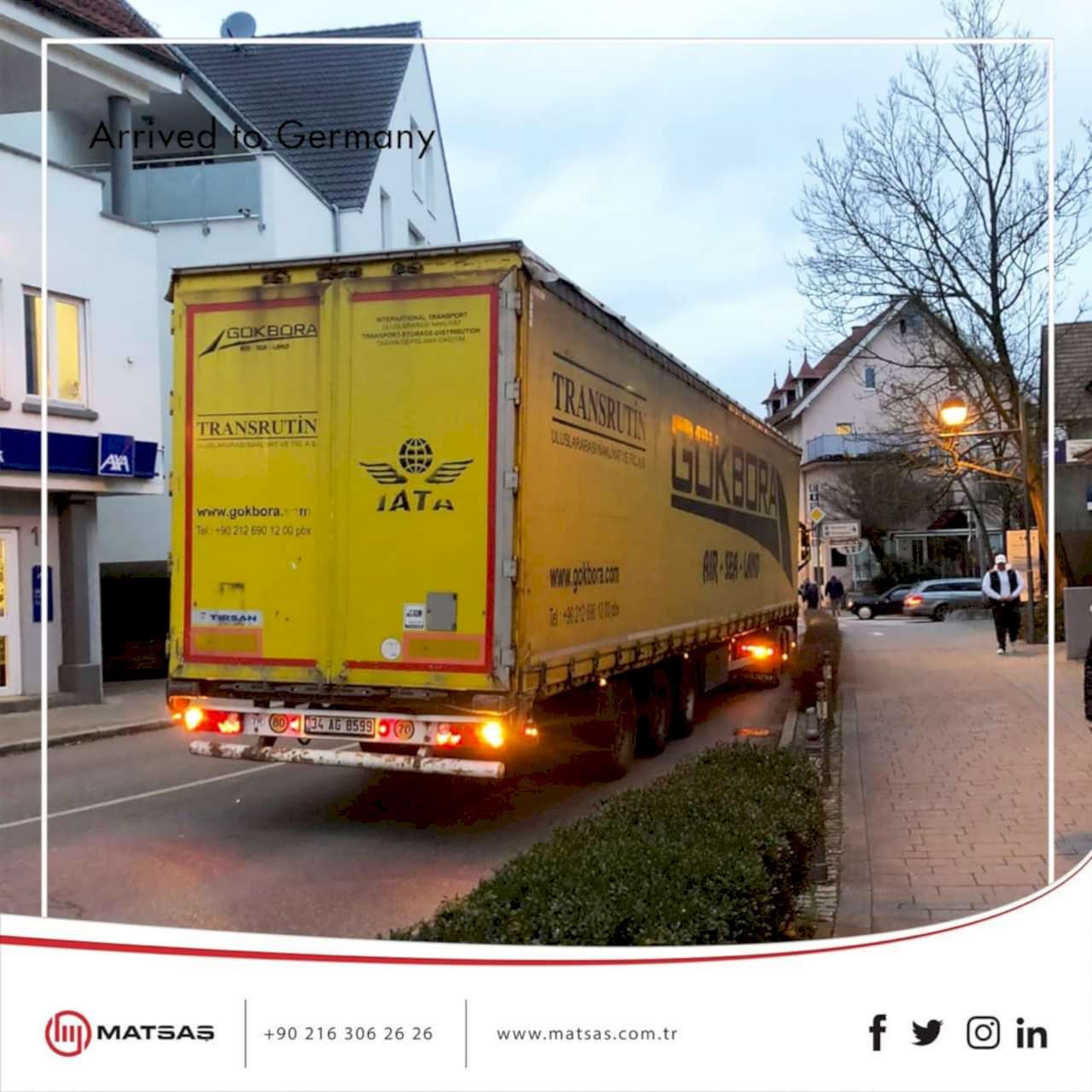 Our Germany shipment has arrived to the address